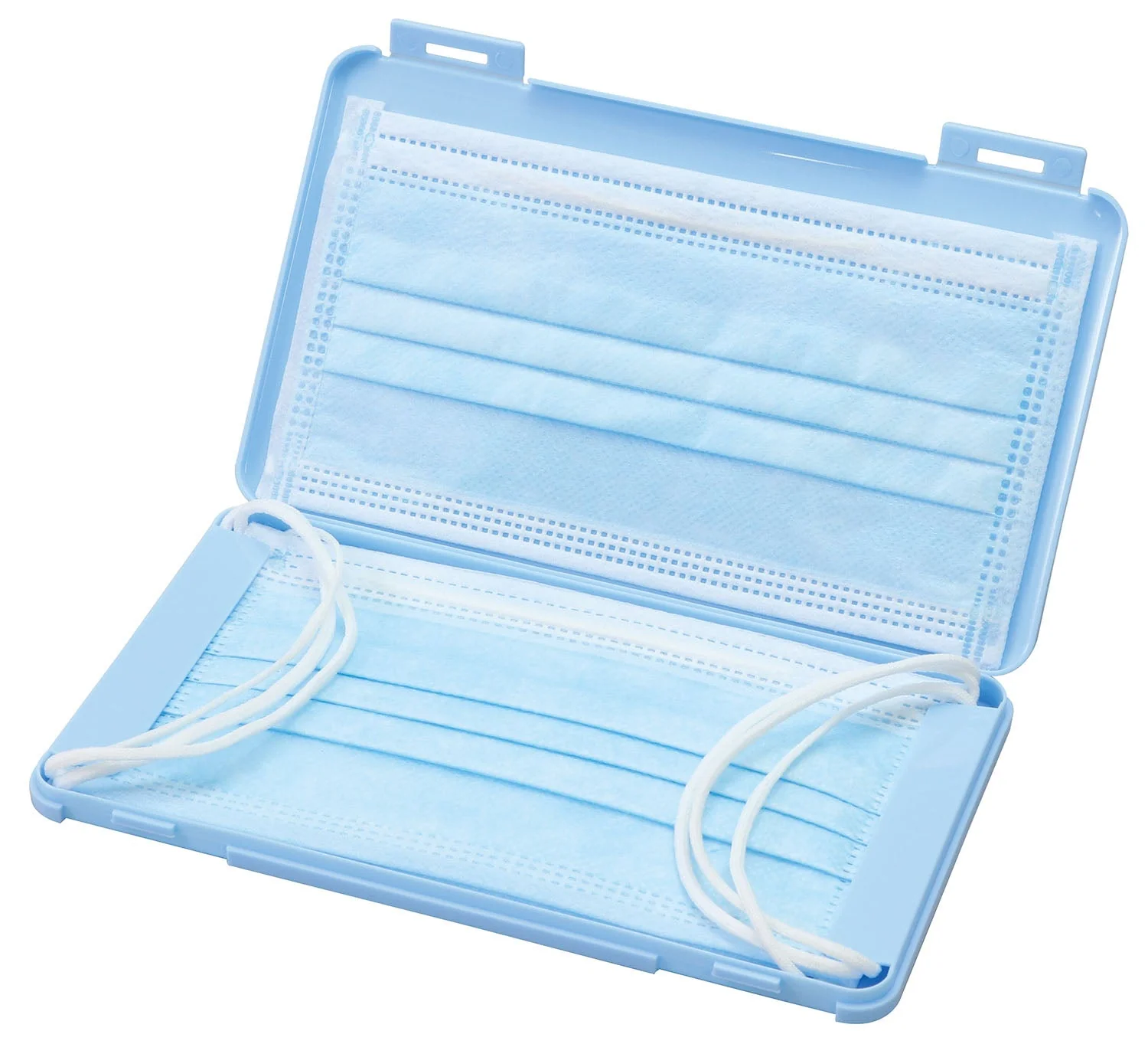 Plastic mask case blue