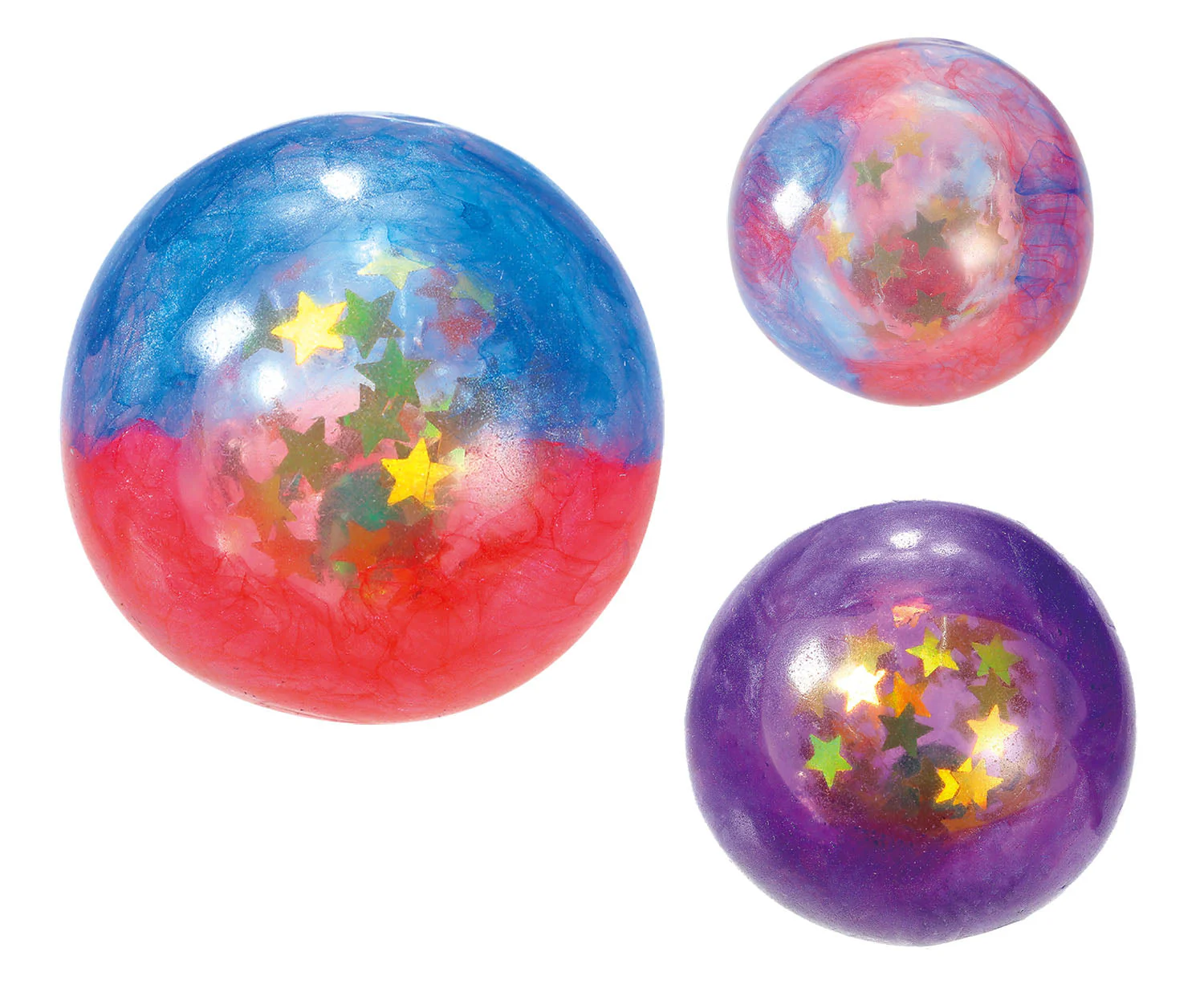 Big super ball with glitter stars! - Image 3