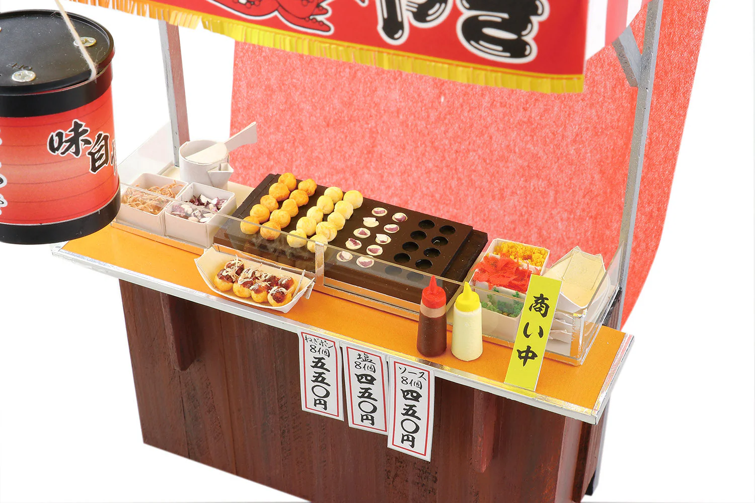 Handmade miniature stall kit takoyaki - Image 7