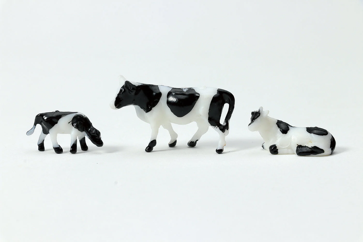 Diorama model cow 1/100 set of 10