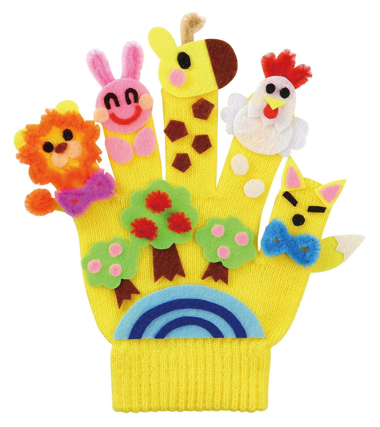Glove doll making yellow