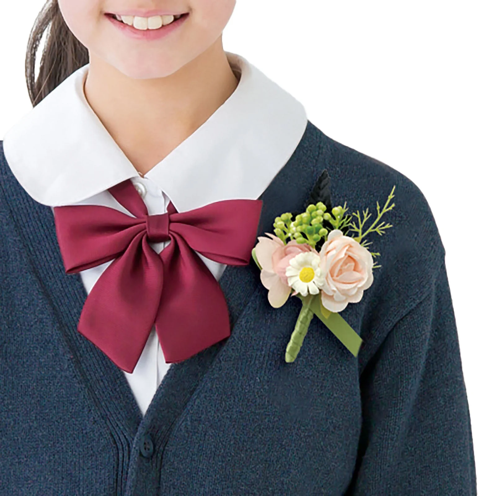 Corsage pink flower - Image 3