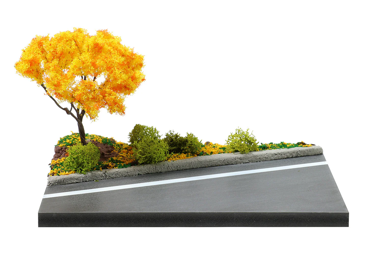 Diorama set asphalt autumn - Image 3