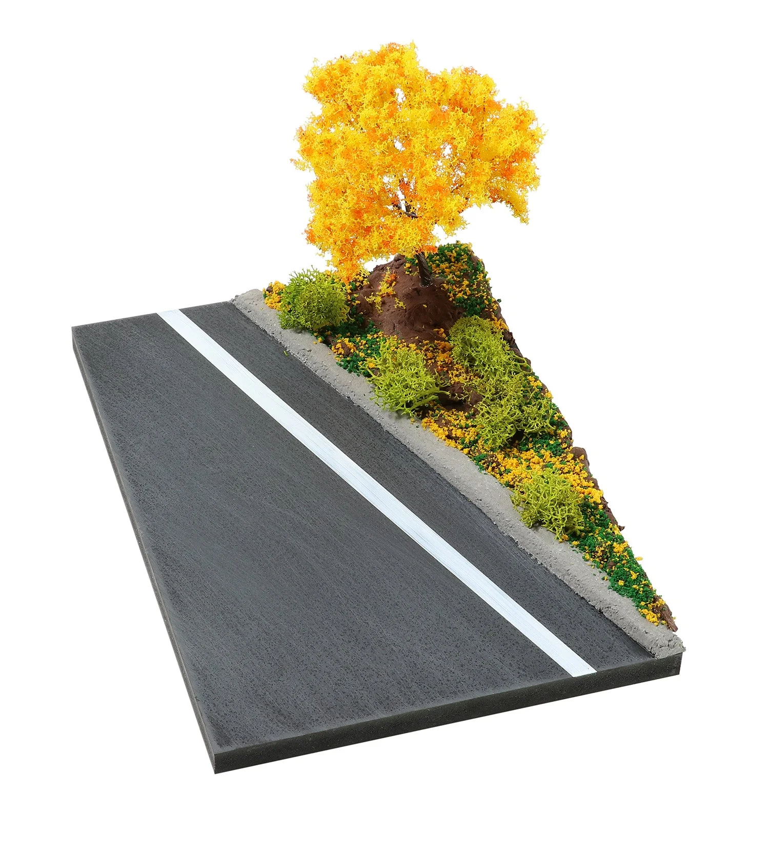 Diorama set asphalt autumn - Image 5