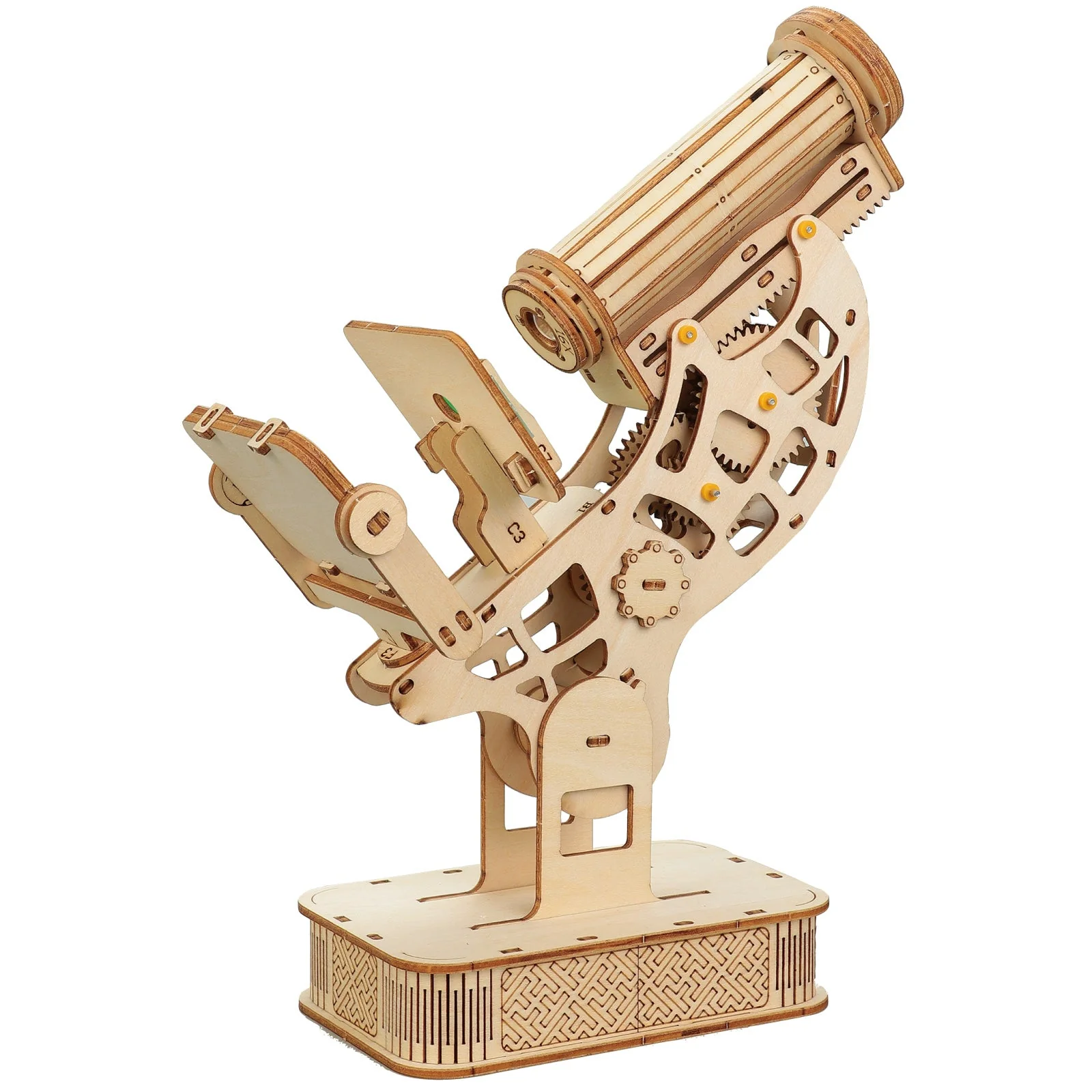 wooden microscope craft kit