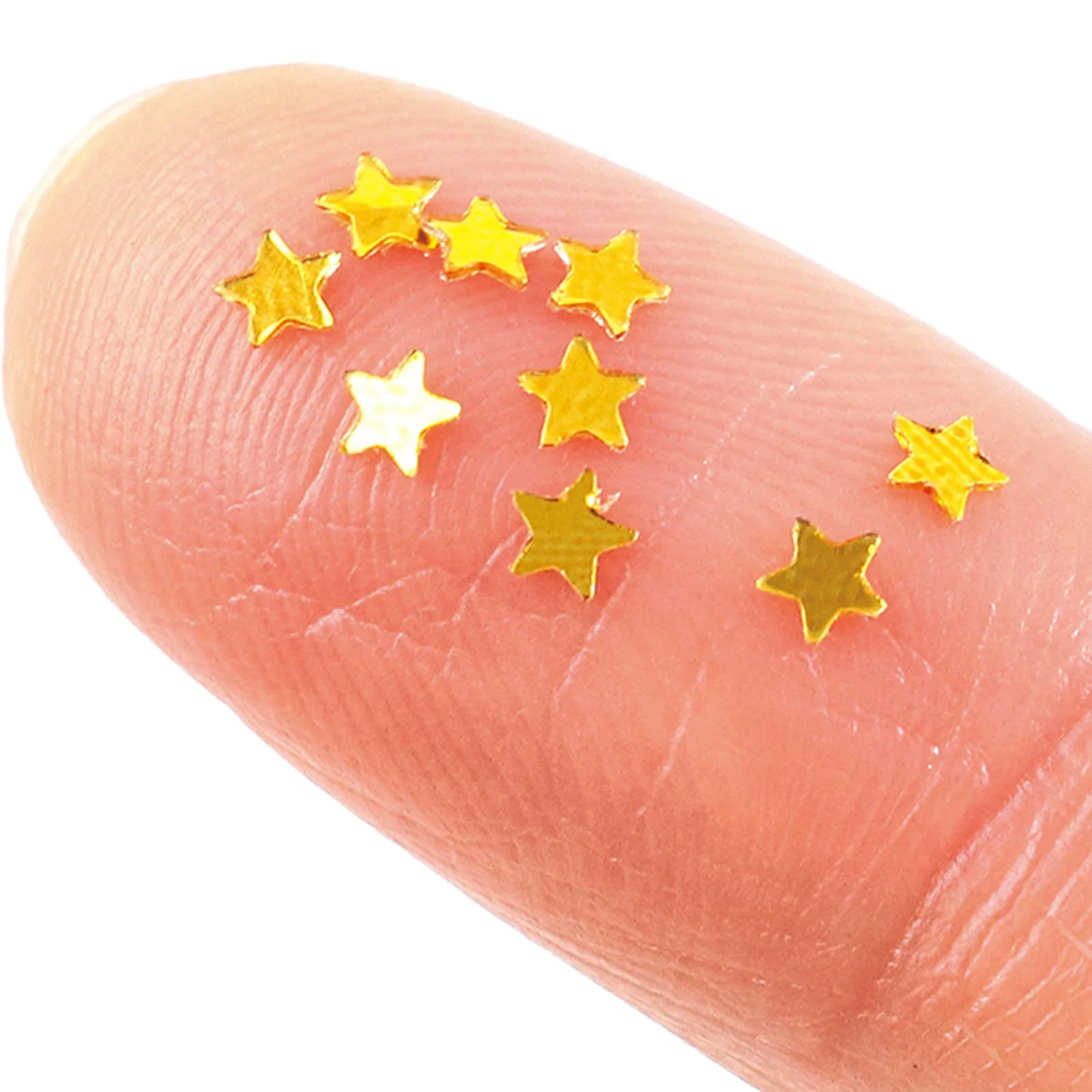 Hologram glitter 1g star gold - Image 2