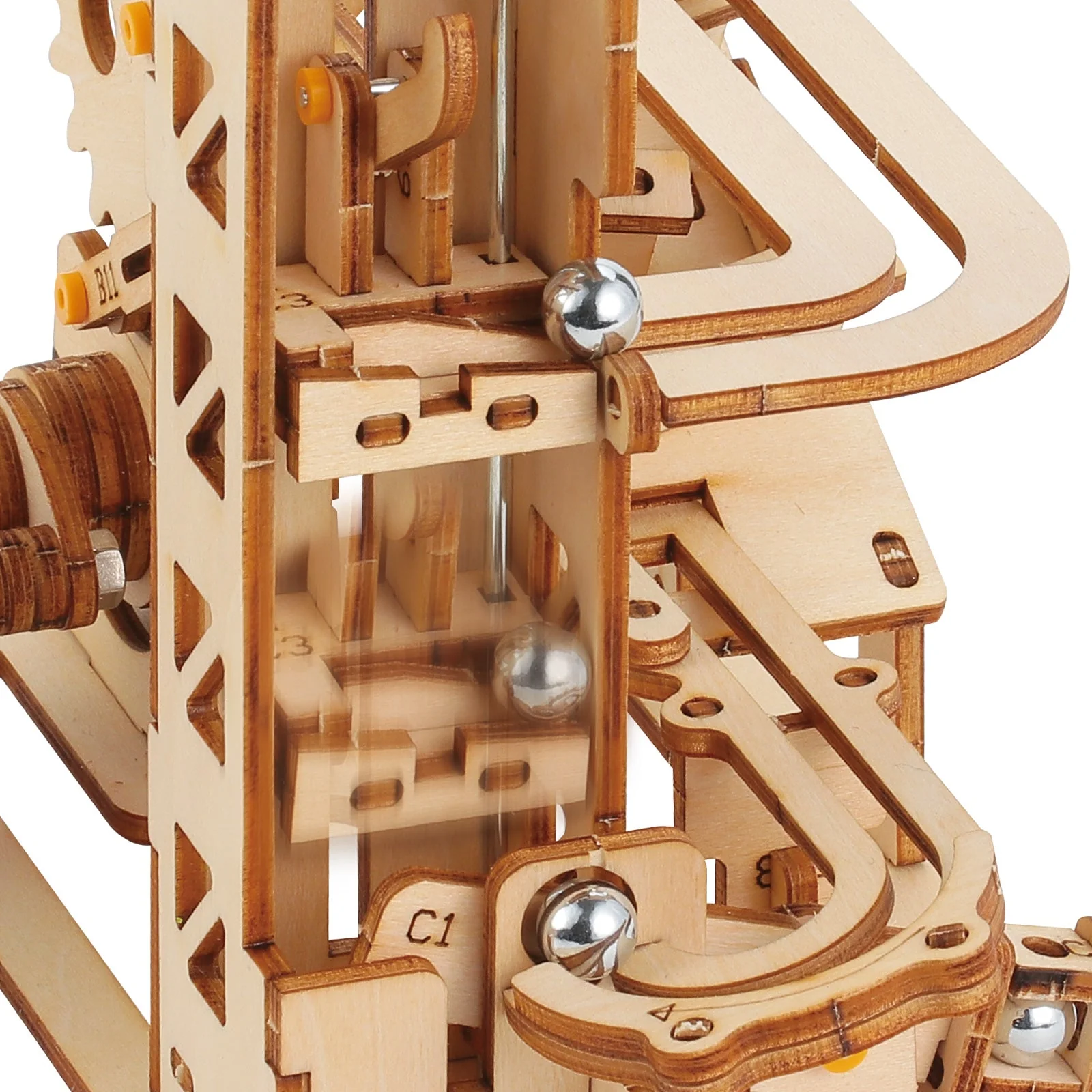 Wooden elevator coaster craft kit - Image 8