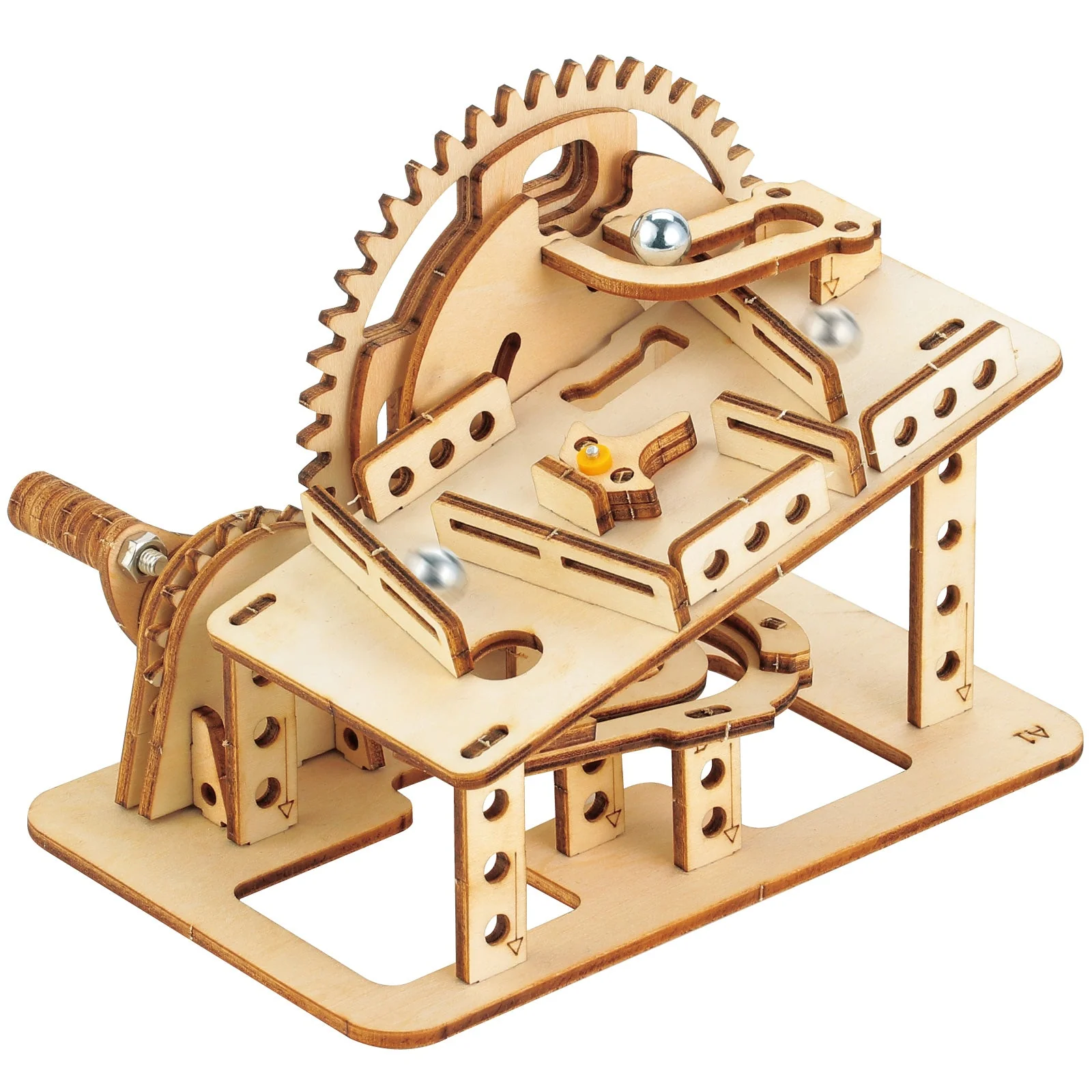 Wooden pinball coaster craft kit