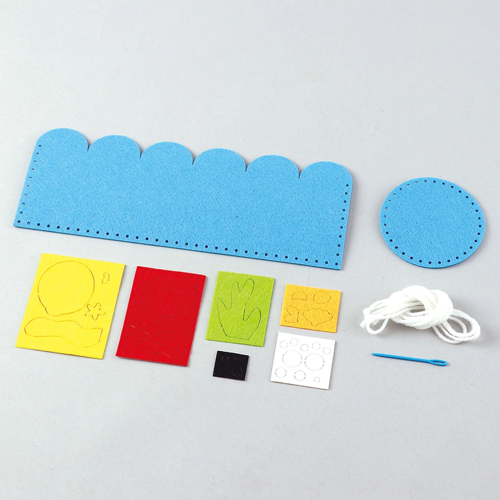 Handmade accessory case made from felt Sea creatures - Image 3