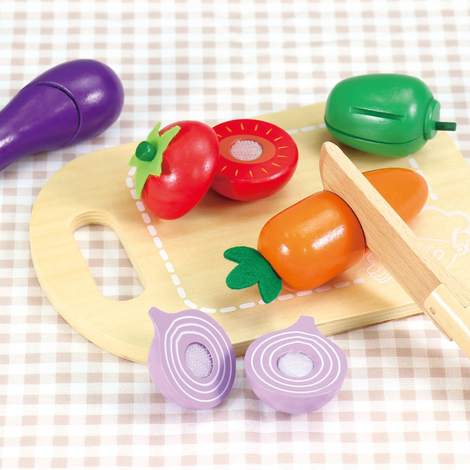 Wooden play house set Vegetables - Image 17