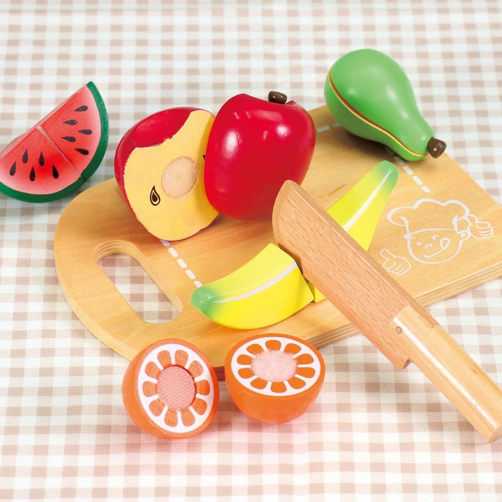Wooden play set fruit - Image 17