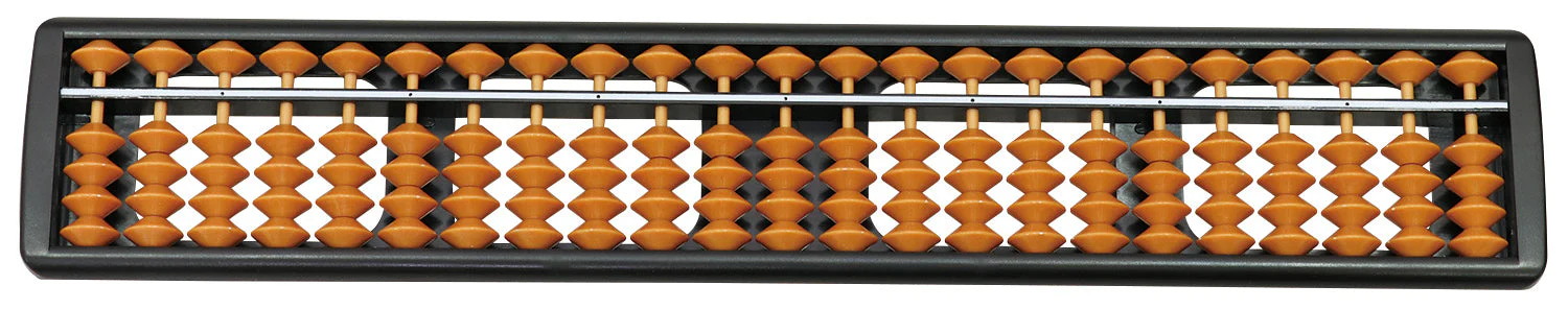 23 digit abacus (made of plastic)