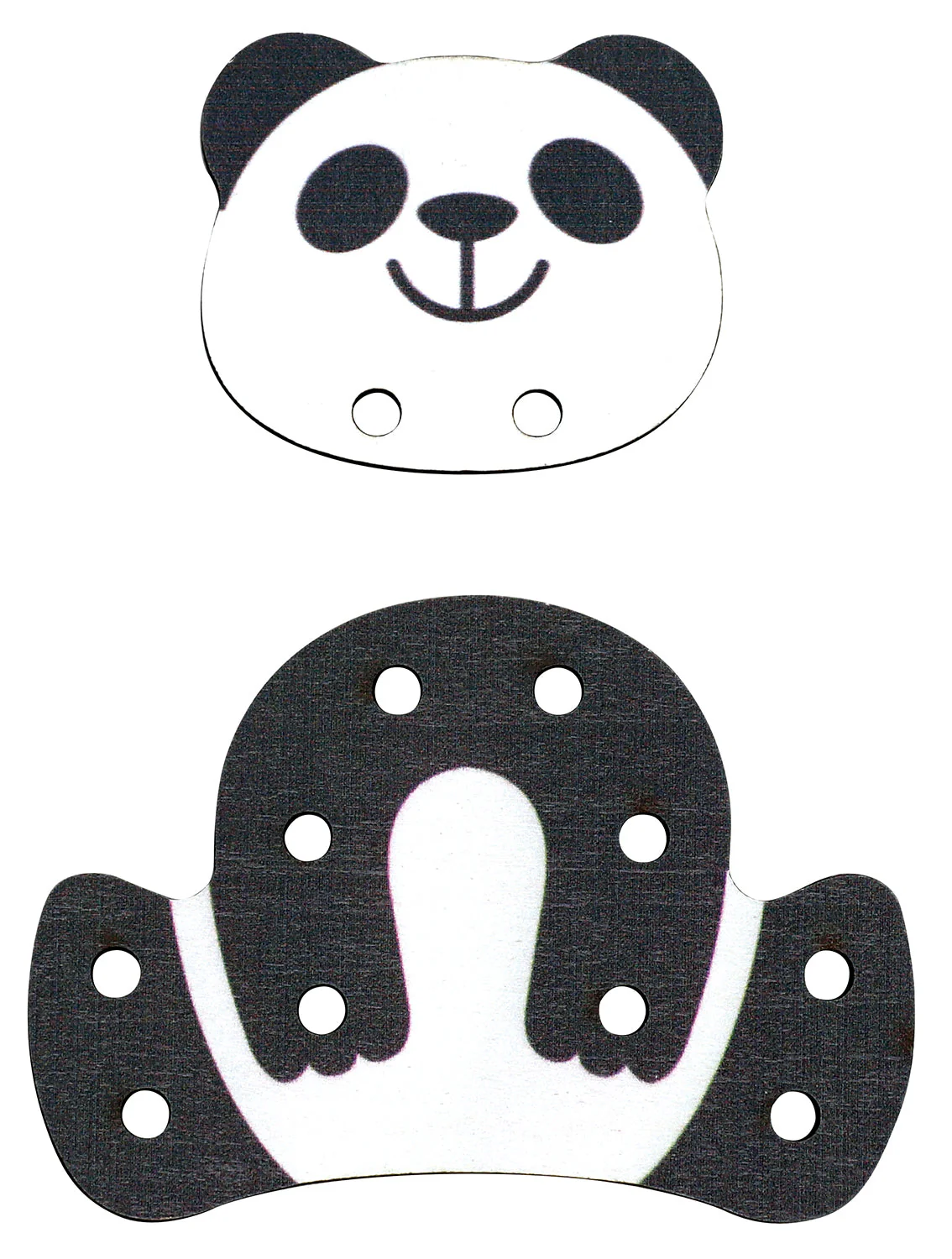Wooden string panda - Image 2