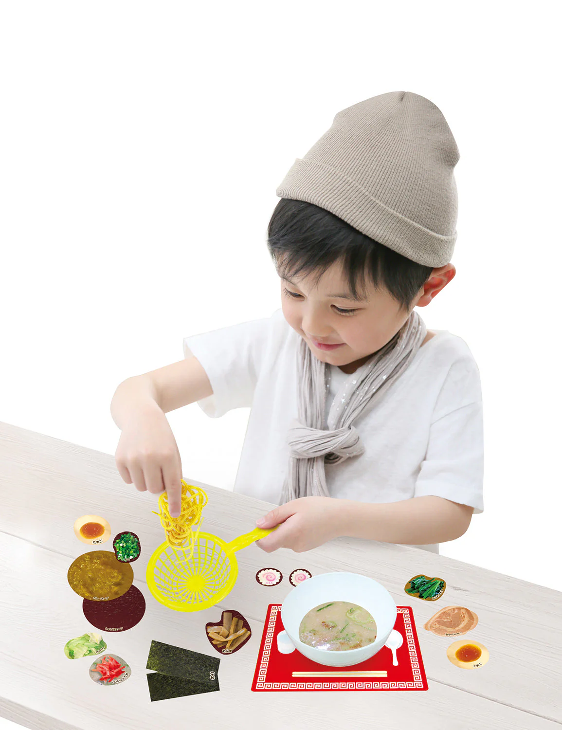 A fun set of ramen noodles made by the shop - Image 4