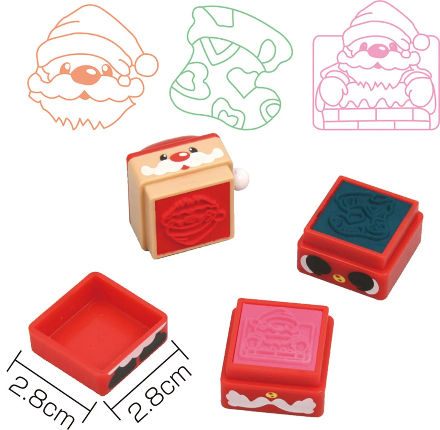 Triple stamp Santa Claus - Image 3