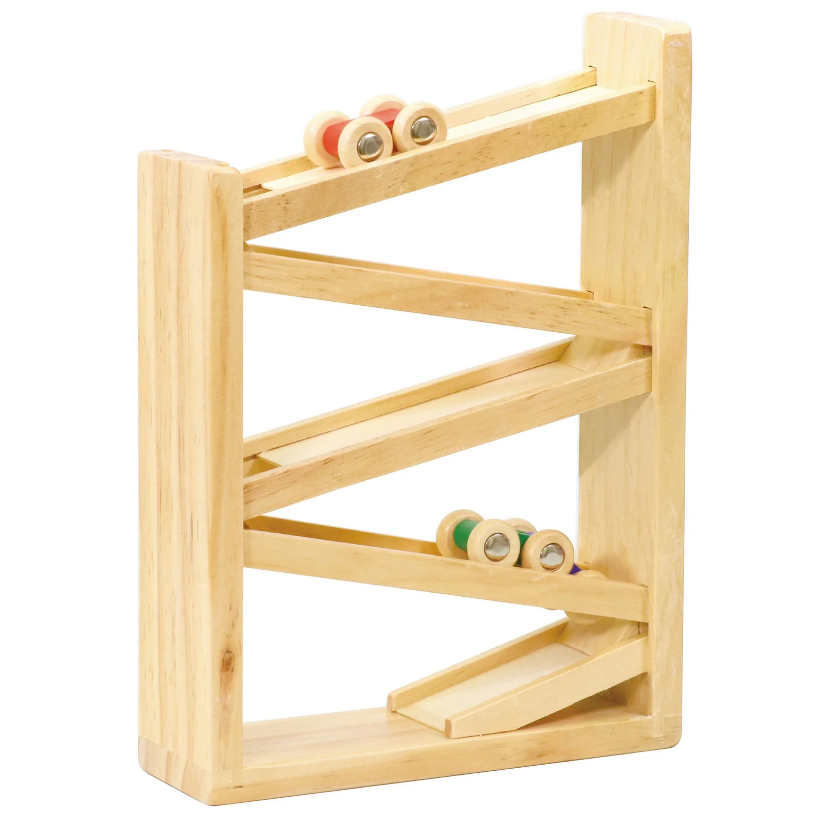 Wooden rolling slalom