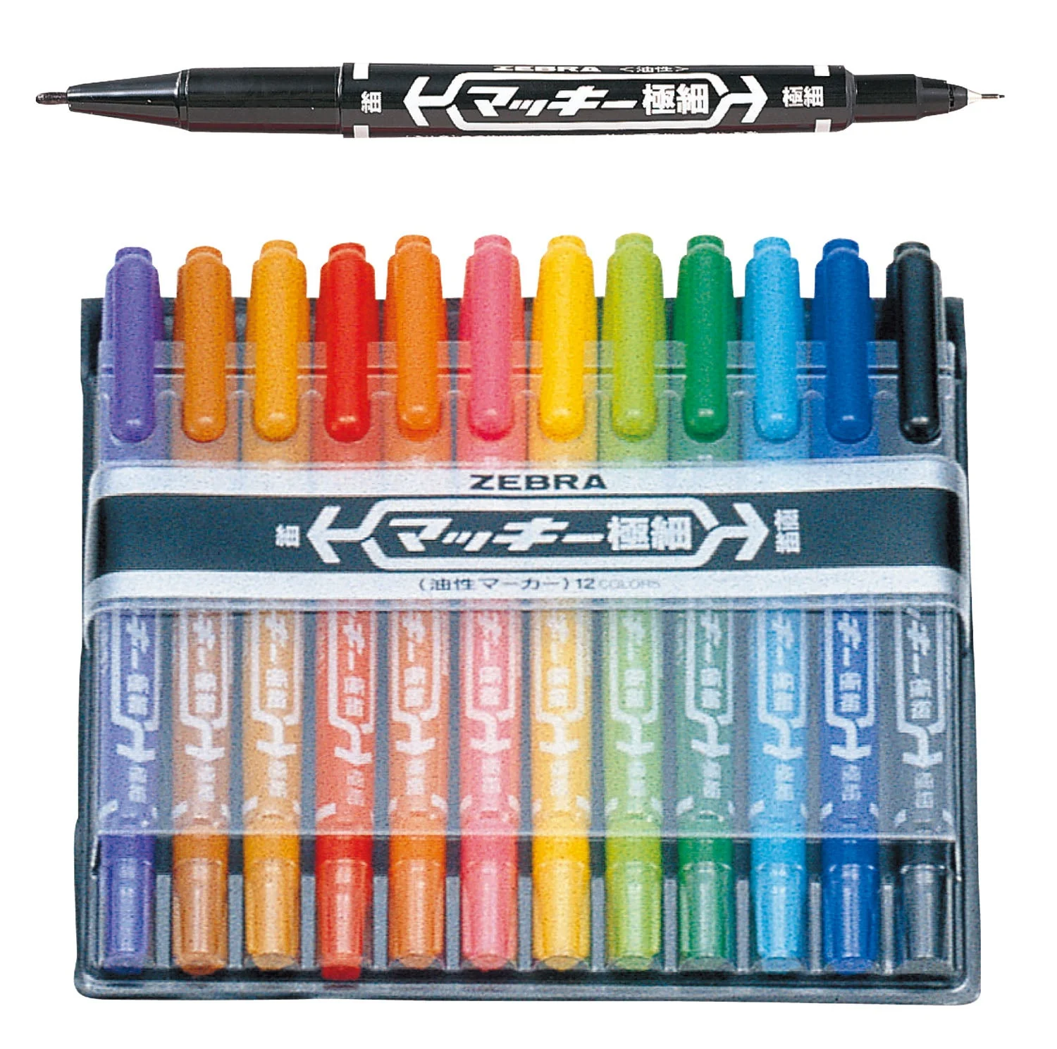 Mackie extra fine 12 color set (oil-based) MCF-12C