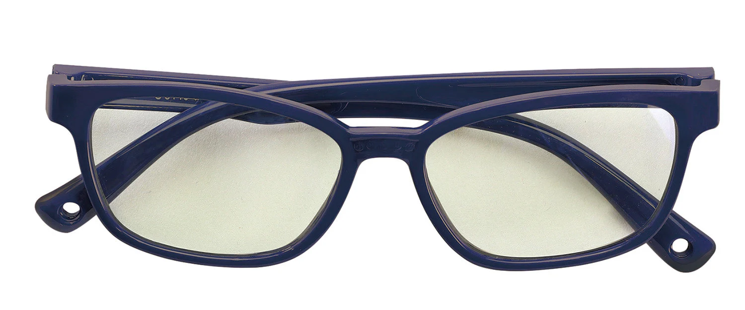 Blue light cut glasses navy for children