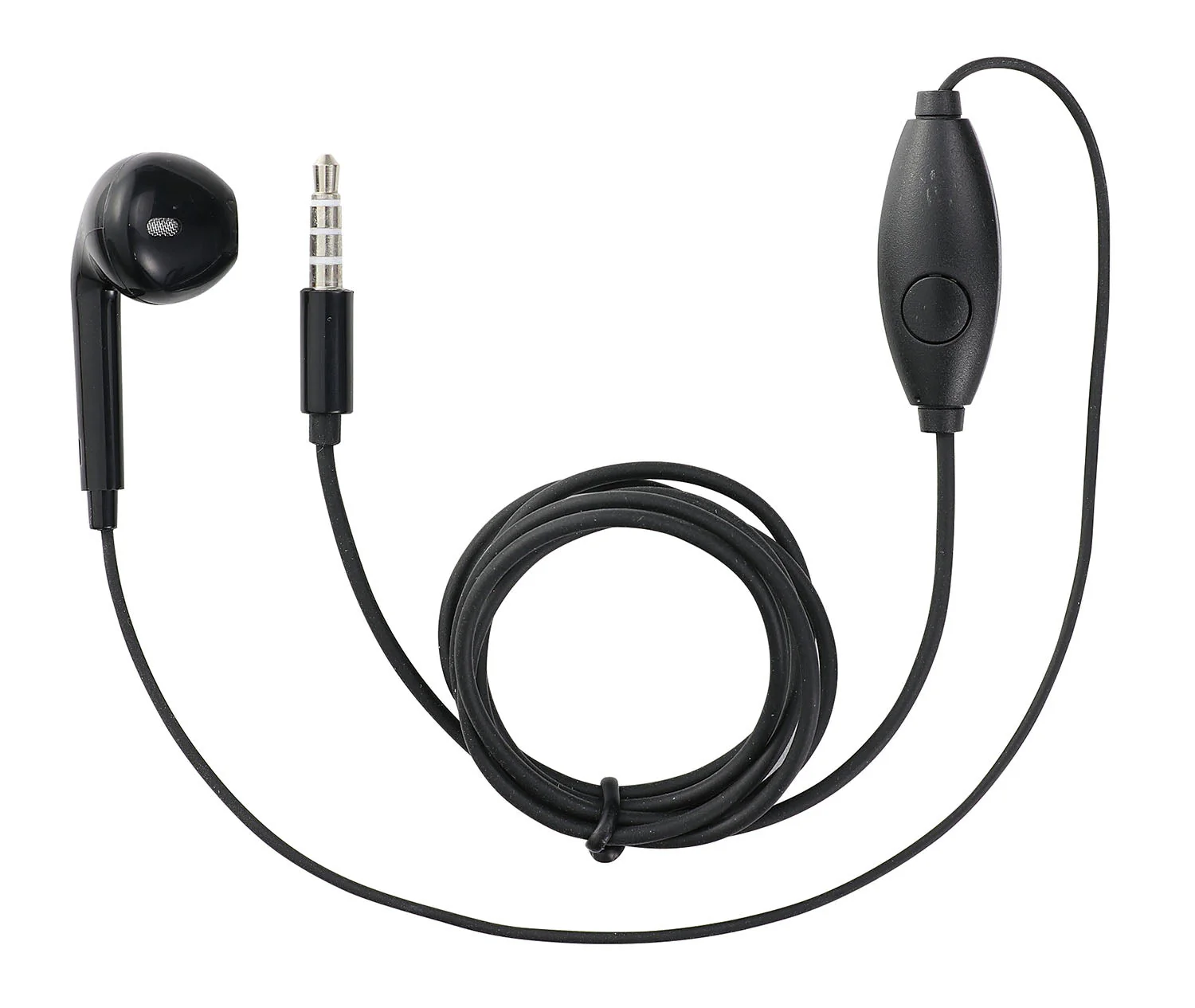 Earphones with one ear microphone
