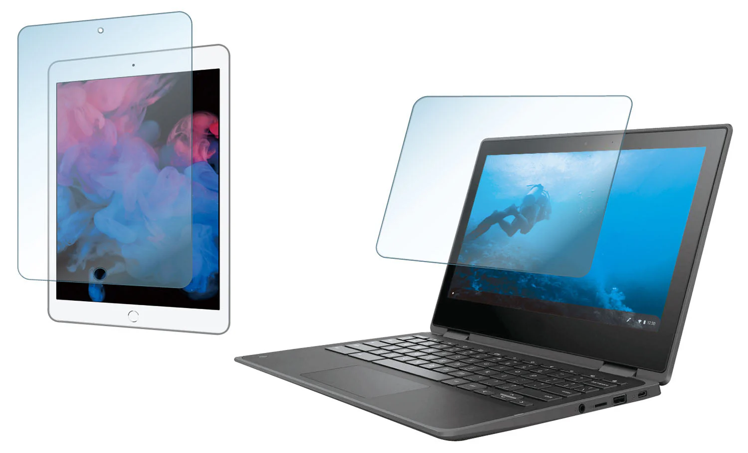 LCD protective glass film Chrome 11.6 inch anti-reflection - Image 2