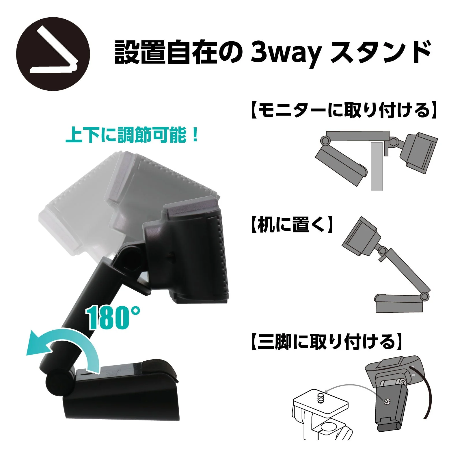 Full HD compatible 2 million pixel web camera - Image 4