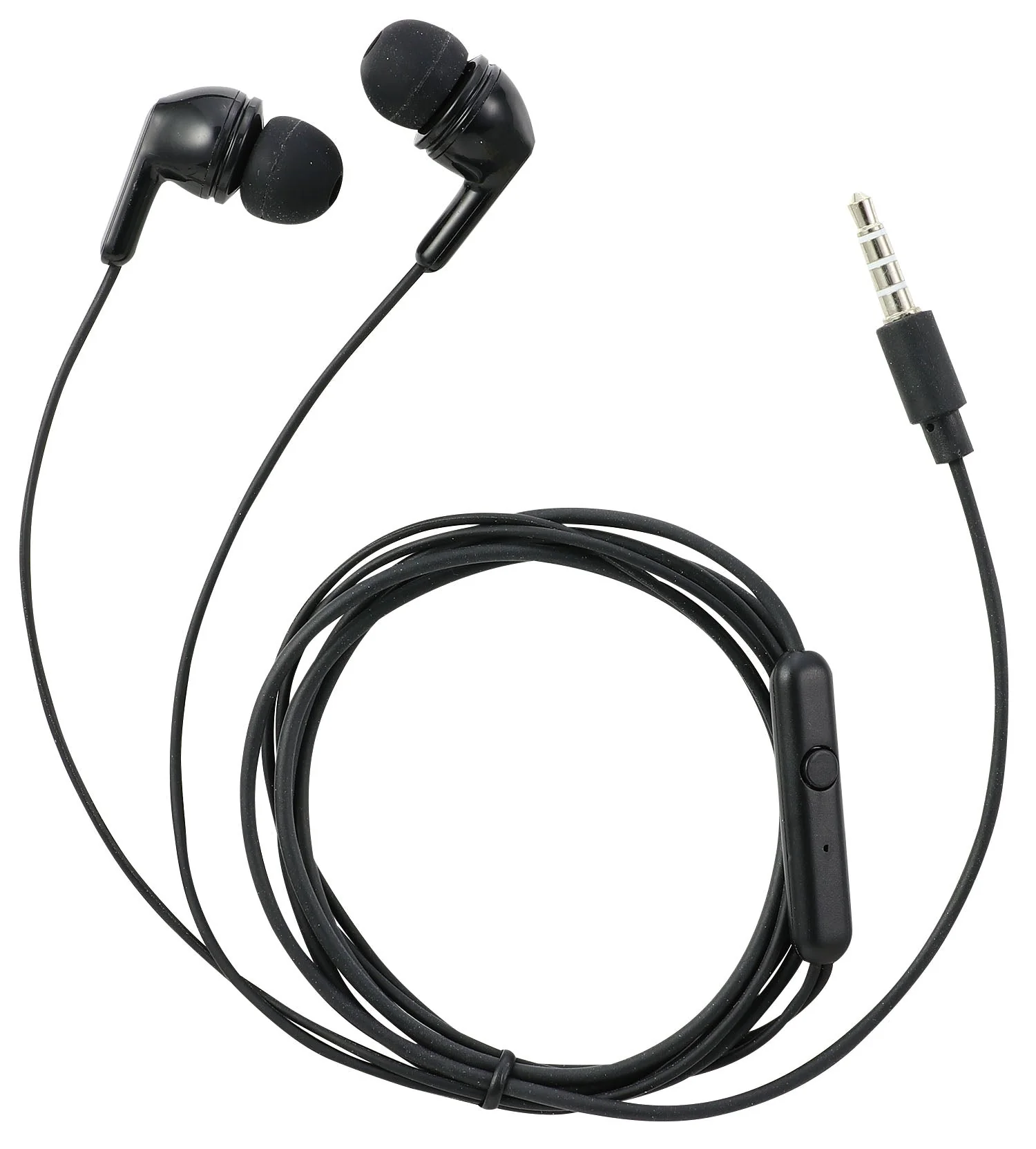 Earphone with canal type microphone (with earpiece)