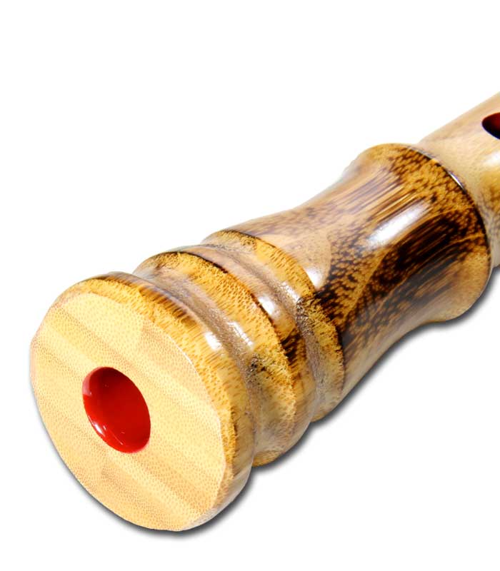 Bamboo Shakuhachi (w/ Node) (Curved End) (Kinko) (0153) - Image 2