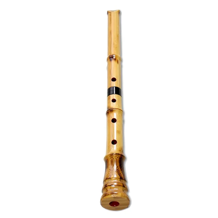 Bamboo Shakuhachi (w/ Node) (Curved End) (Kinko) (2.2 & 2.3 shaku) (0153)