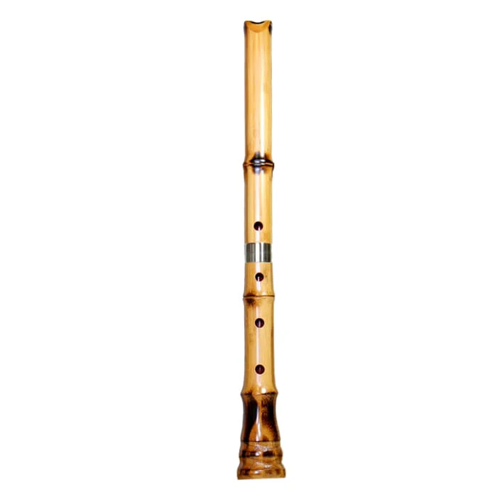 Bamboo Shakuhachi (w/ Node) (Curved End) (Tozan) (0153)