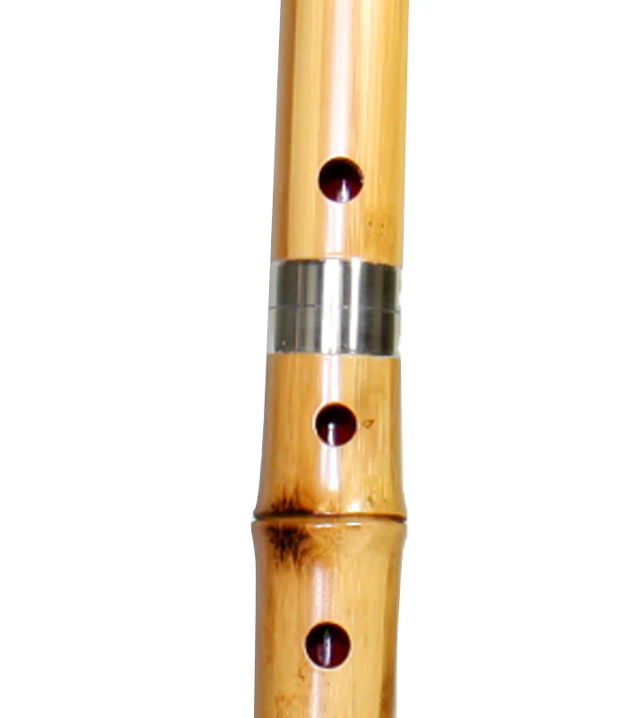 Bamboo Shakuhachi (w/ Node) (Curved End) (Tozan) (0153) - Image 3