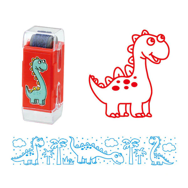 Dinosaur rolling stamp BOX set (24 pieces) - Image 4