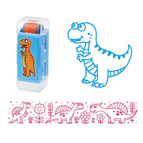 Dinosaur rolling stamp BOX set (24 pieces) - Image 5