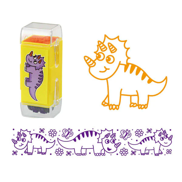 Dinosaur rolling stamp BOX set (24 pieces) - Image 6