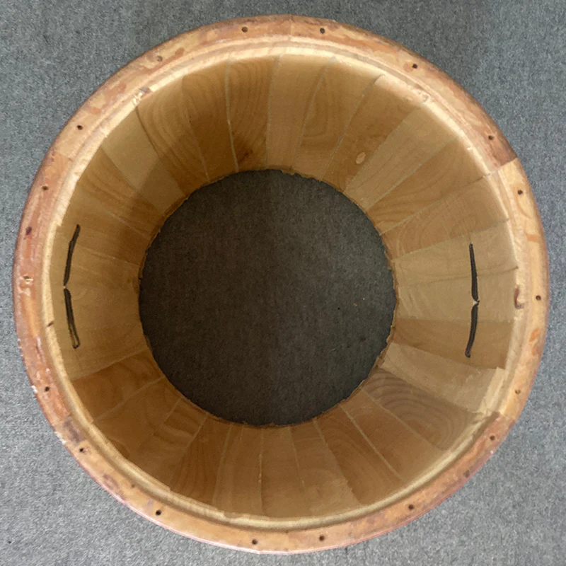 HNS15-03 [Leather tear] 1 shaku 5sun NAGADO drum - Image 6
