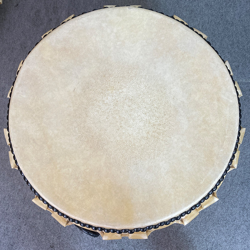 Jon15-014 [Leather tear] 1 shaku 5sun NAGADO drum - Image 4