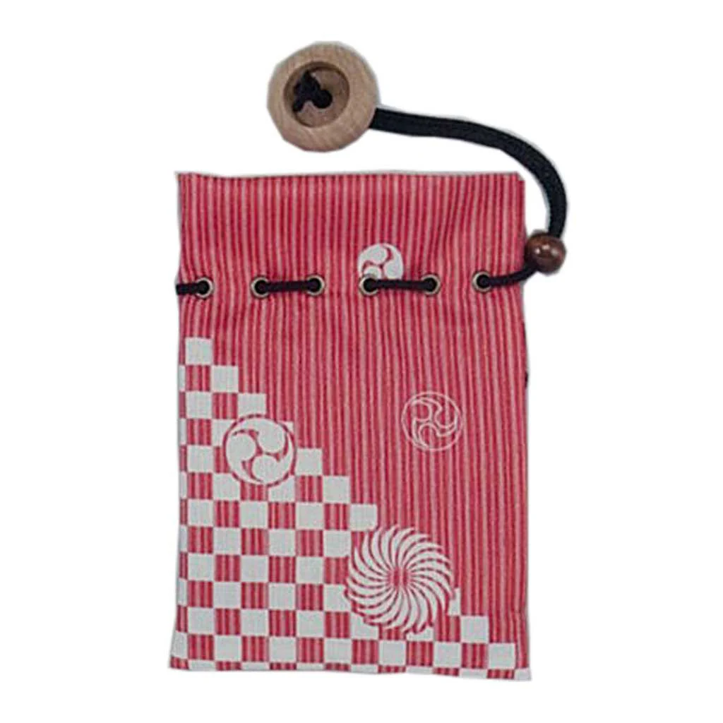 Kinchaku Drawstring Bag (Ichimatsu, Tomoe) 6441 - Image 2