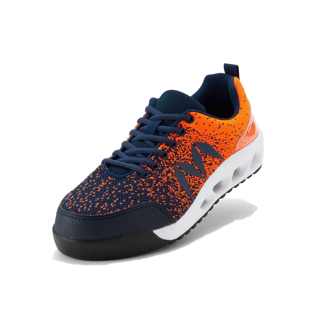 Mandom Knit #001 (Orange & Navy)