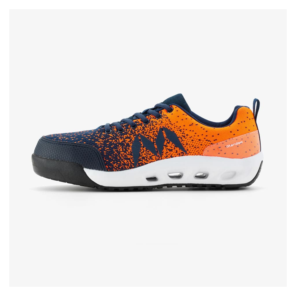 Mandom Knit #001 (Orange & Navy) - Image 2