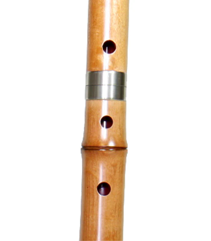 Maple Shakuhachi (w/ Node and Natural Root End) (Curved End) (Tozan) (0152H) - Image 3