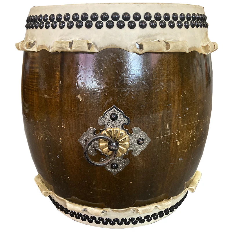 NN15-05 [Leather tear] 1 shaku 5sun NAGADO drum - Image 2