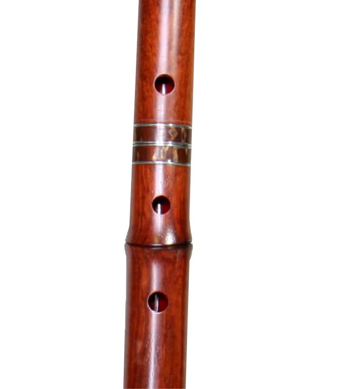 Rockspray Shakuhachi (w/ Node and Natural Root End) (Curved End) (Tozan) (0159) - Image 3
