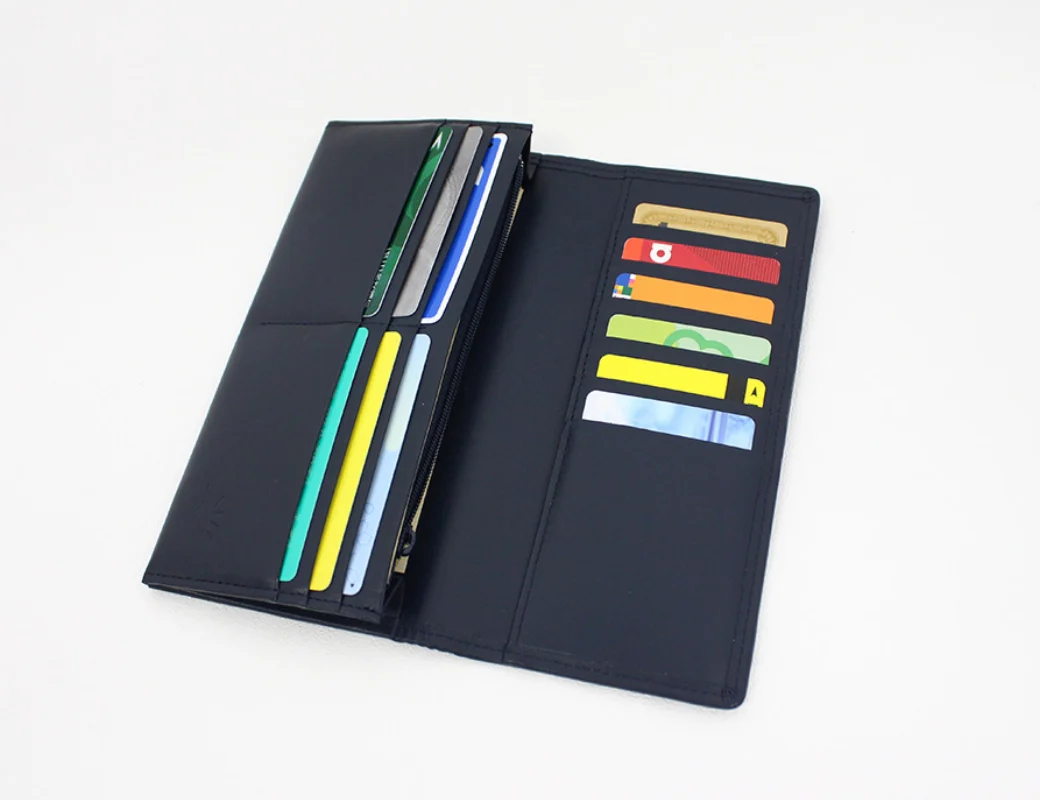 Sashiko Long Wallet (Bushuu Sho-Aizome) - Image 3