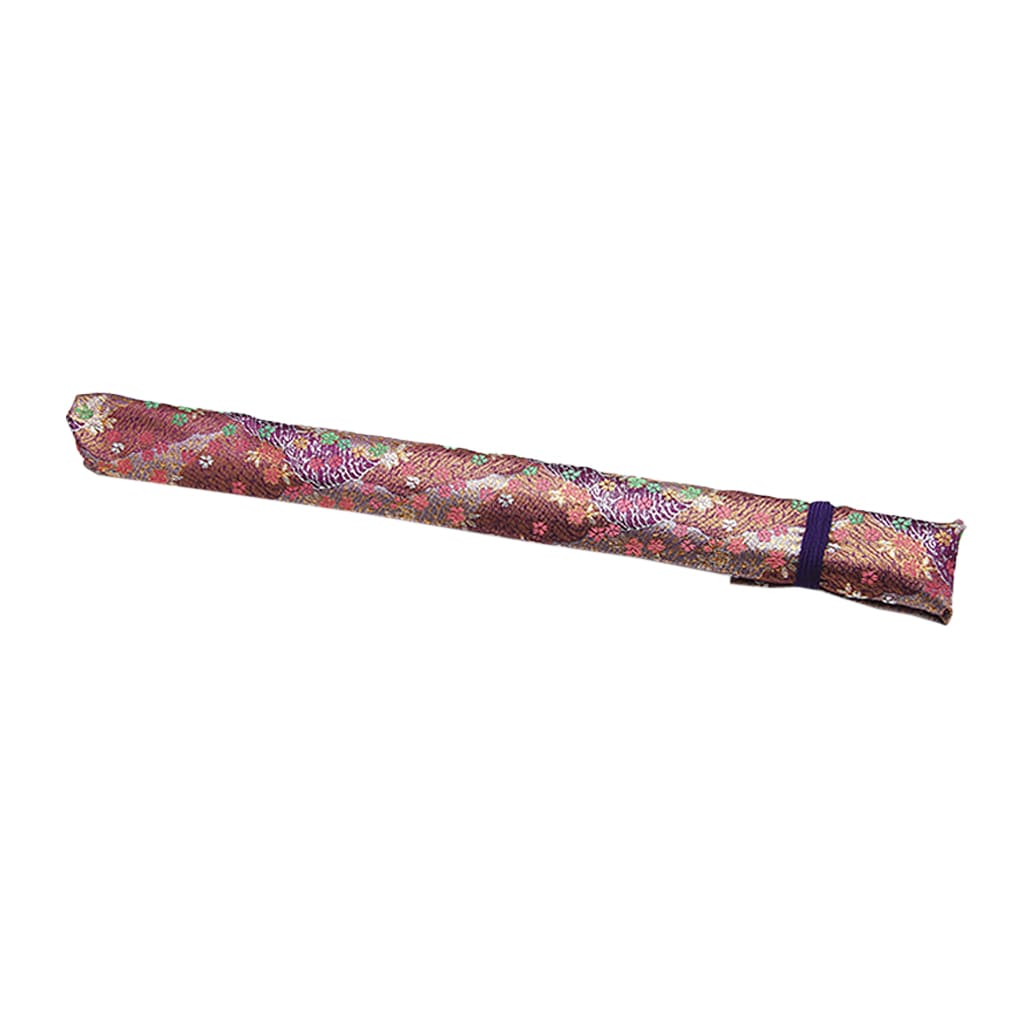 Shinobue Soft Case (Nishiki) (For 2 Shinobue) (Various Color) (Pattern Changes in Different Seasons) - Image 3