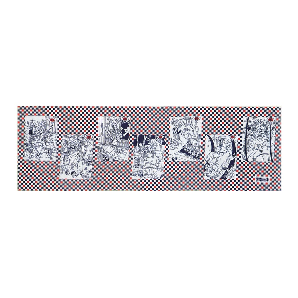 Silk Print Tenugui Towel Kai 5161/5162 - Image 2