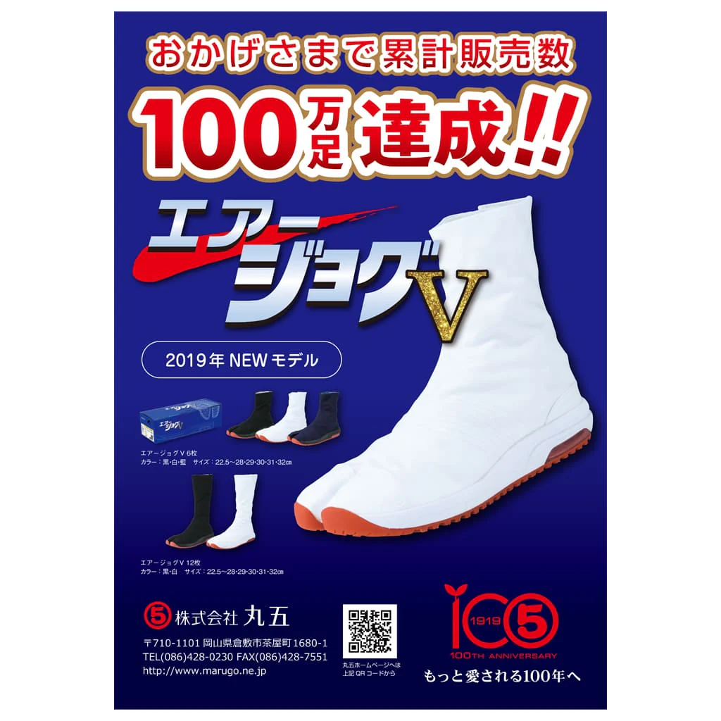 Tabi Air Insole V (12 clasps) (White) - Image 7