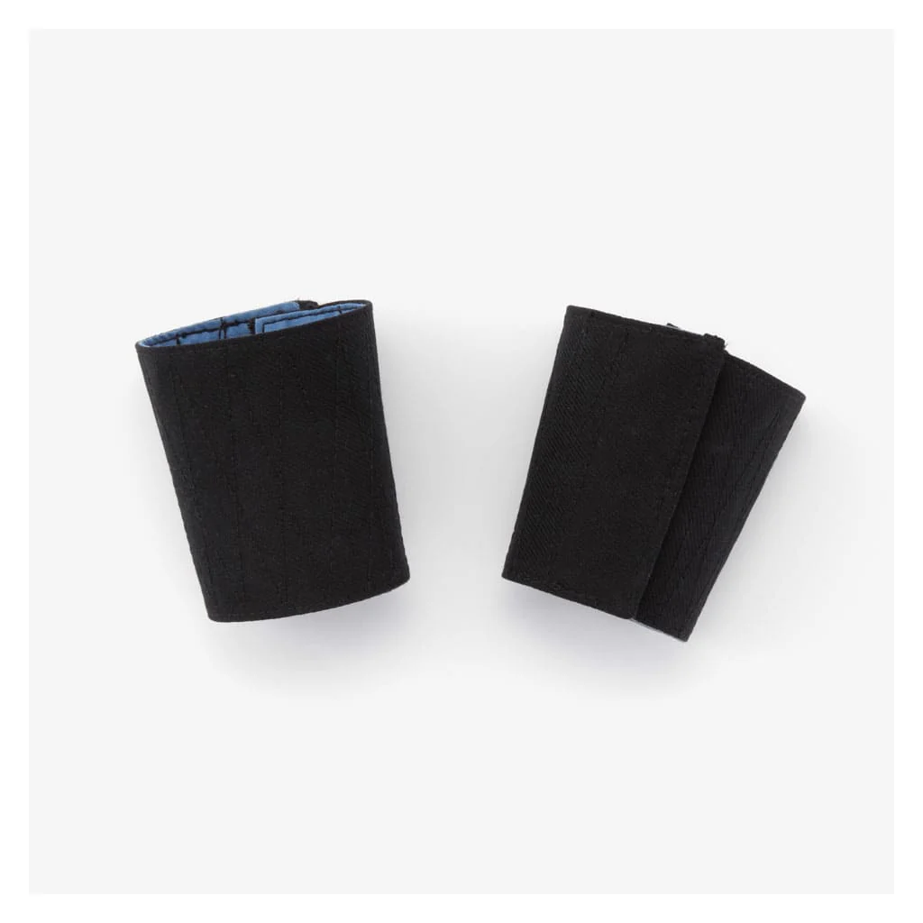 Tabi Maker's Tekkou (Tekou) Wrist Band (4 clasps) (Black) - Image 2