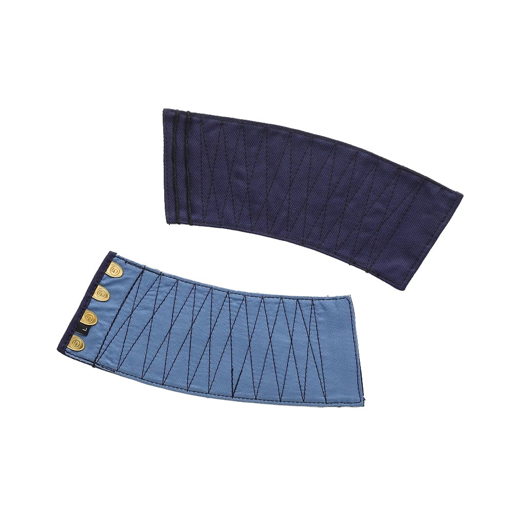 Tabi Maker's Tekkou (Tekou) Wrist Band (4 clasps) (Navy)