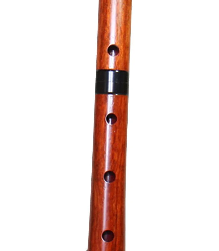 Western Rosewood Shakuhachi (Curved End) (Kinko) (0137) - Image 3