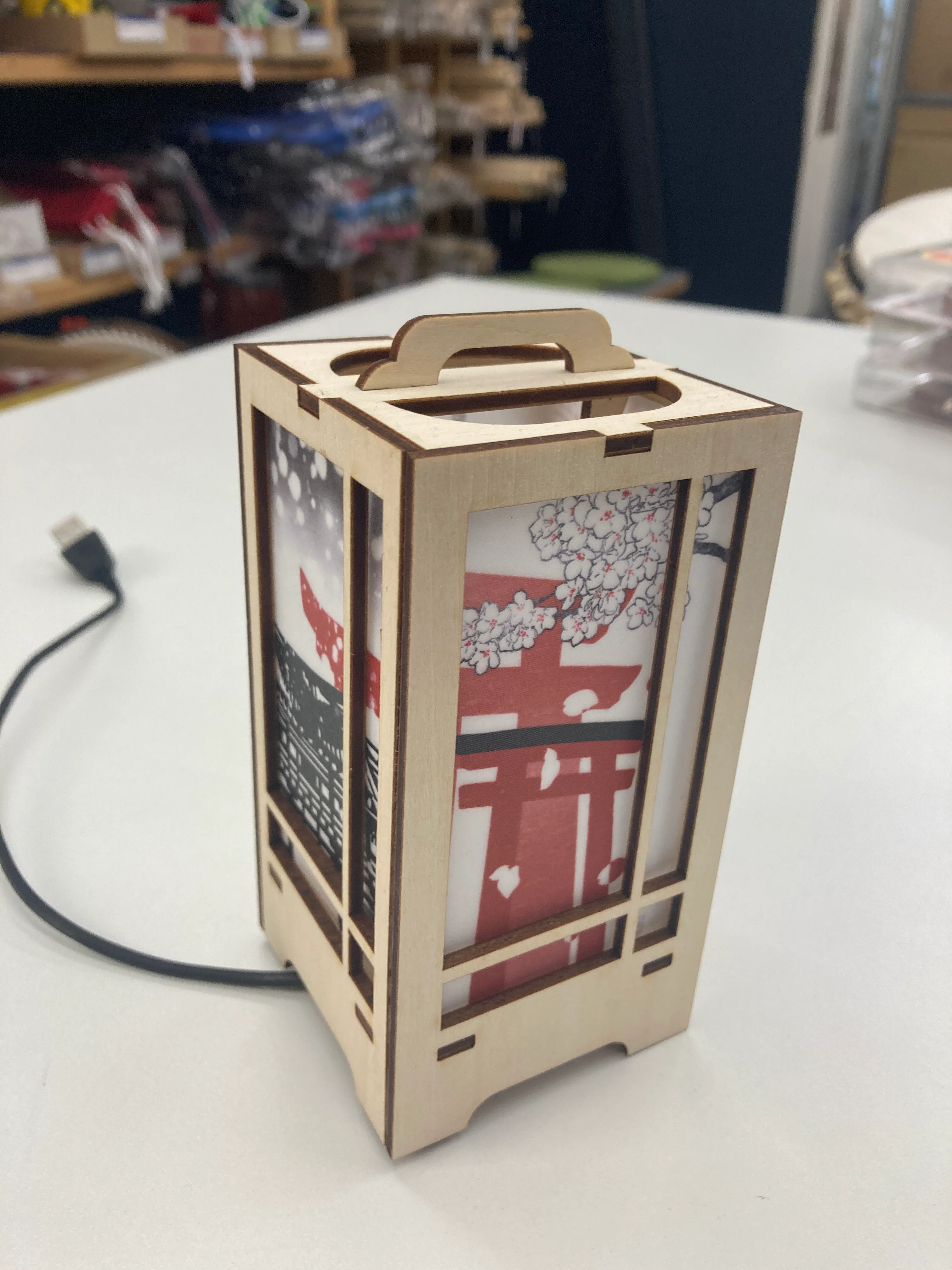 Wooden Assembly Lantern