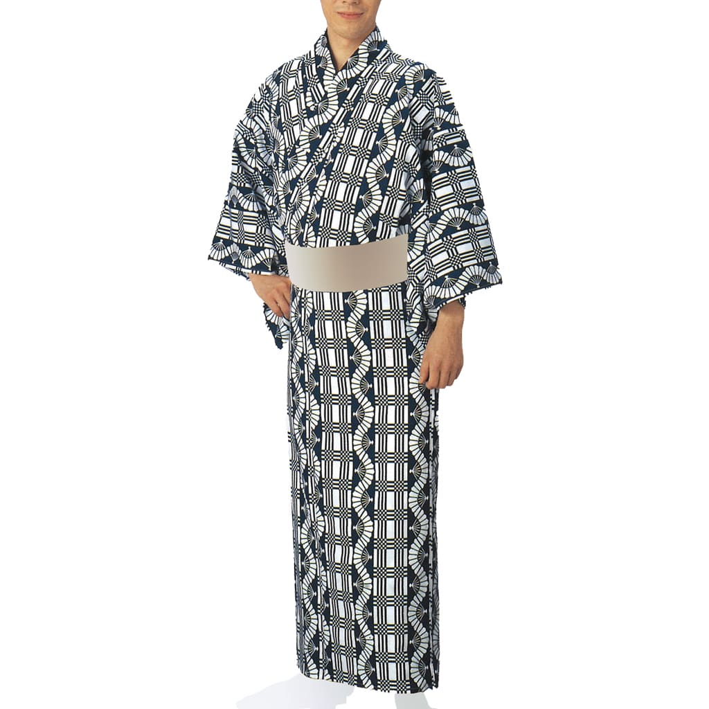 Yukata Robe Sugi 2334 for Men's